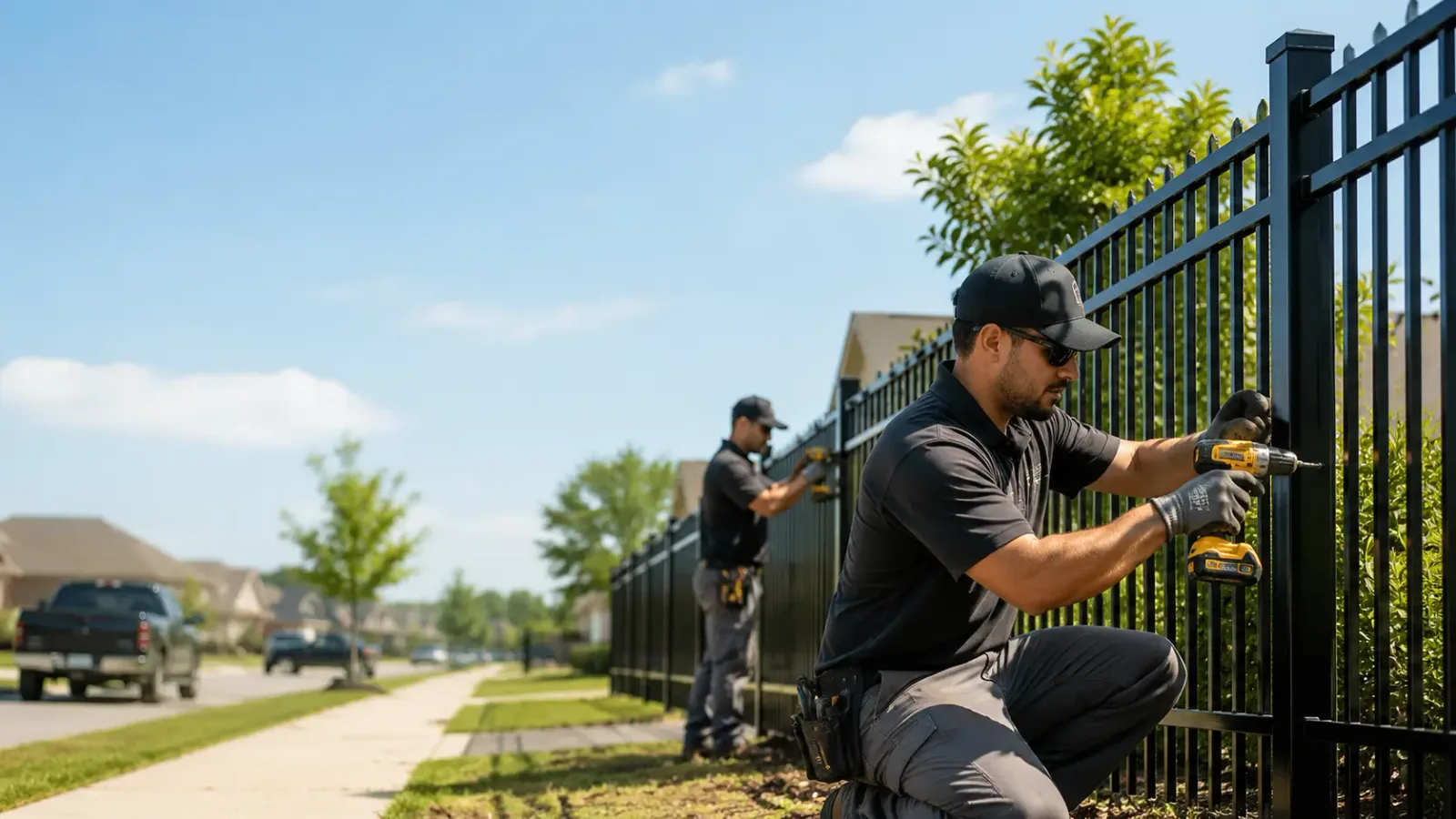 Metal Fence Installation in Bryson, TX